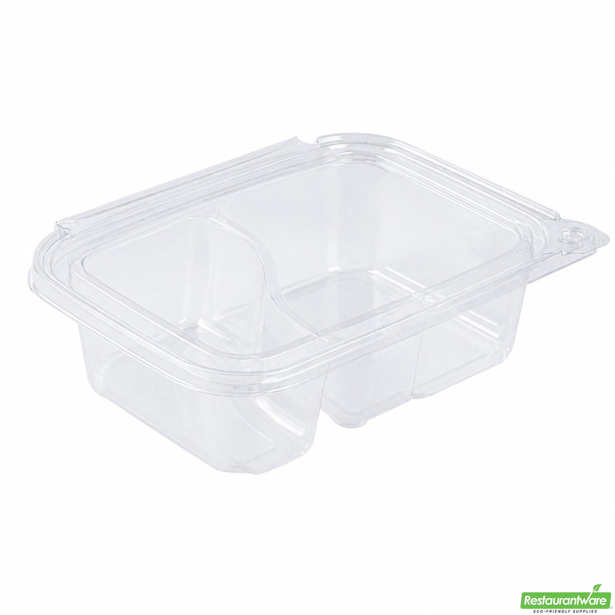 Container, Tamper Tek 24 Ounce, Plastic, Clear, Rectangular, 7.25 x 5.50 x 2.25 Inch, with Lid, Tamper-Evident,100 - 1 COUNT