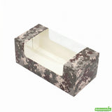 Boxes, Pastry & Cake, 9.75 x 4.75 x 4 Inch, Paper, Camouflage, with Window,100 - 1 COUNT
