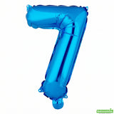 Balloon, Mylar, Balloonify 16 Inch, Number 7, Blue,1 - 1 EACH