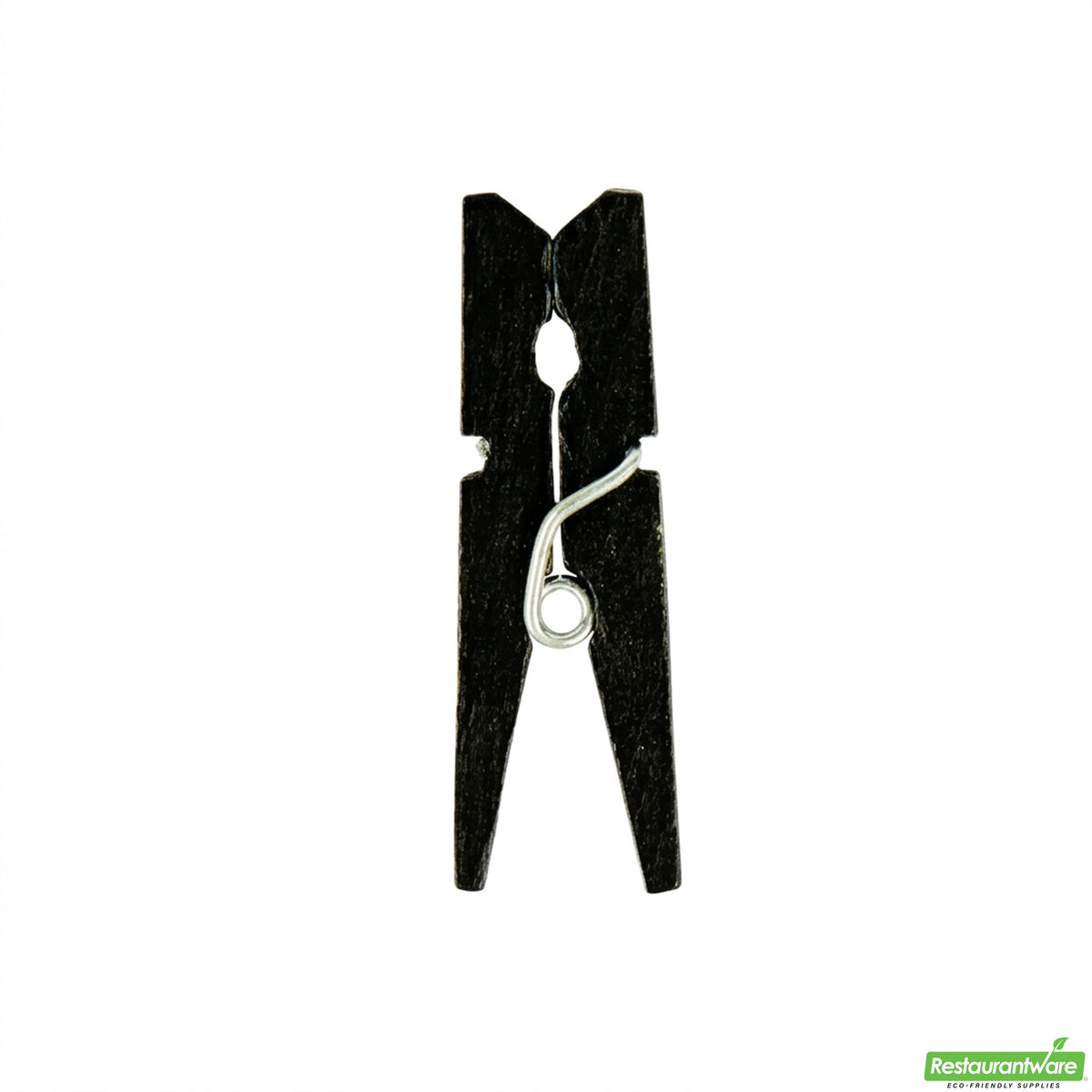 Clothespins, Mini, 1.4 x 0.25 Inch, Bamboo, Black,1 - 500 COUNT