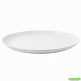 Plates, Food, 7 Inch, Plastic, White, Round, Medium-weight, 7 Linear Inch,1 - 100 COUNT