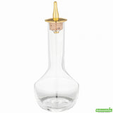Bottle, Bitters, 3.5 Ounce, Glass, with Gold-Plated Dasher, 3.5 Ounce,1 - 1 COUNT