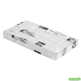 Boxes, Flatbread, 14 x 7 x 1.5 Inch, Paper, Newsprint & White, Corrugated,50 - 1 COUNT