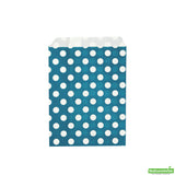 Bags, Food, Paper, Navy Blue Polka Dots,1 - 100 COUNT
