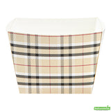 Boxes, Snack, Bio Tek 5.25 x 5.25 x 3.25 Inch, Paper, Plaid,200 - 1 COUNT