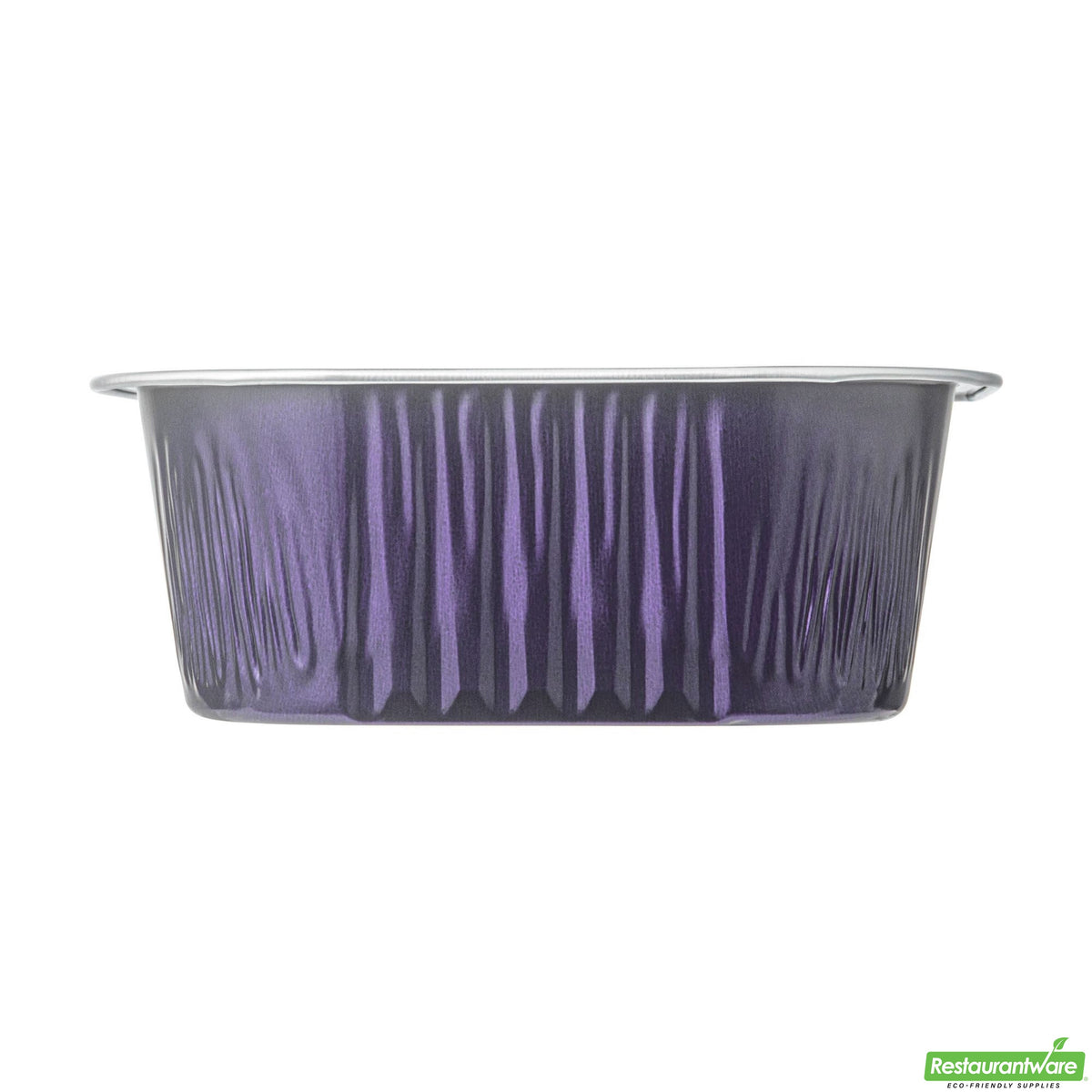 Cups, Baking, 10 Ounce 4.25 x 4.25 x 1.5 Inch, Aluminum, Purple, Square,1 - 100 COUNT