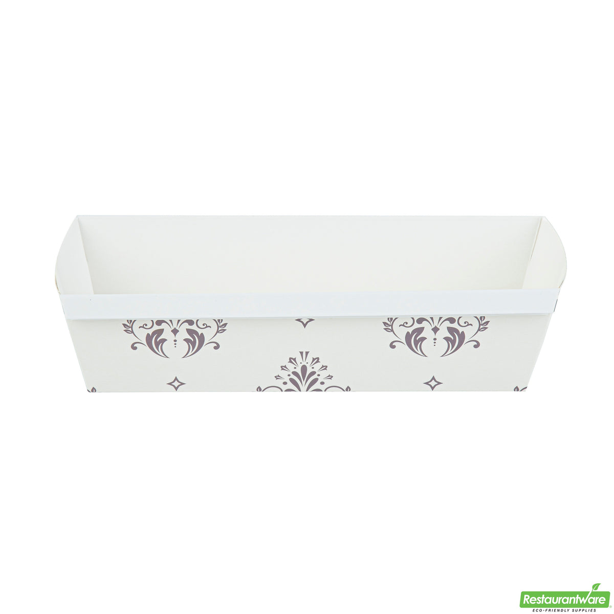 Pans, Loaf, Bake Tek 42 Ounce, Greaseproof Paper, Beige Vintage Floral, 10 x 3.5 x 2.5 Inch,4 - 25 COUNT