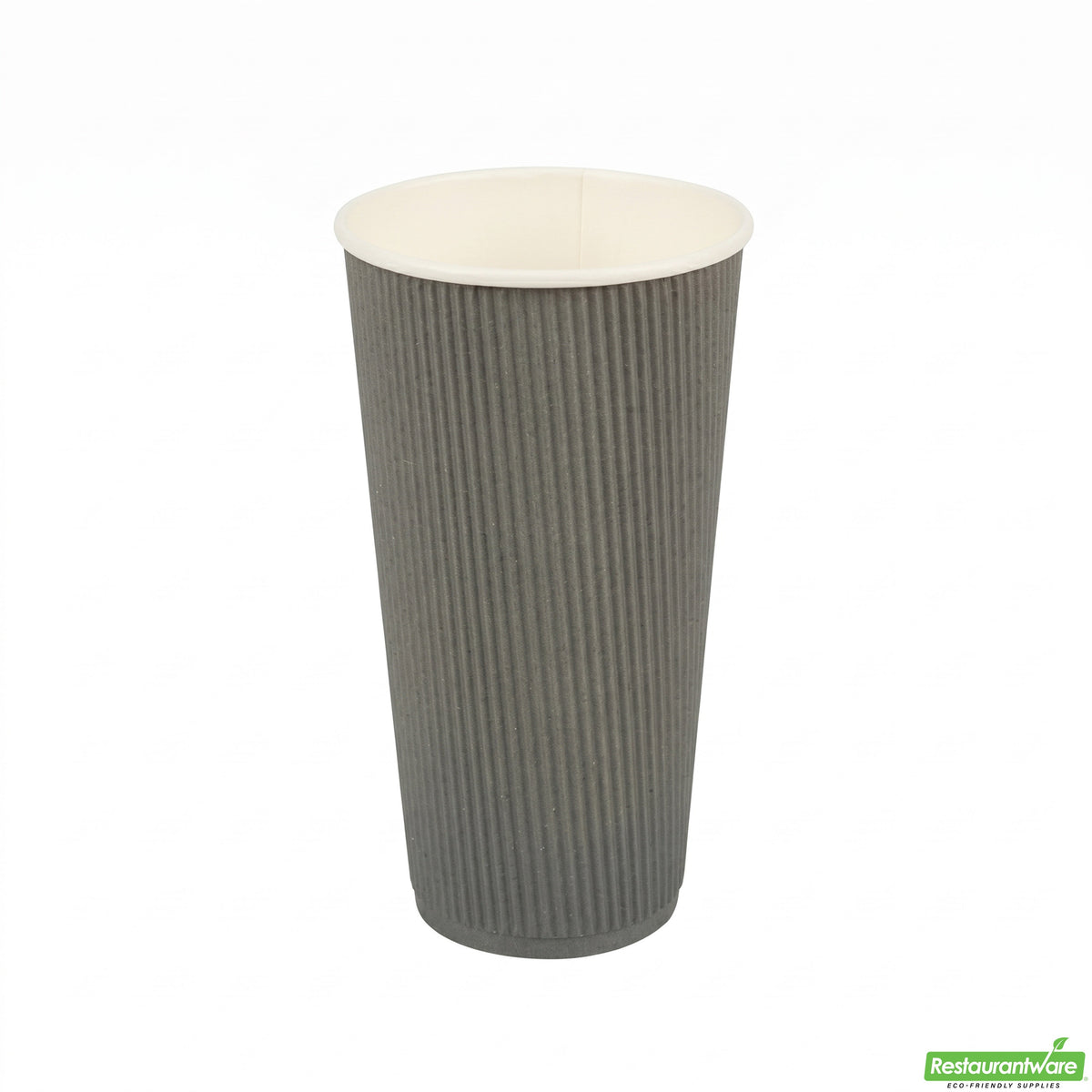 Cups, Hot, 20 Ounce, Paper, Gray, Ripple Wall,1 - 250 COUNT