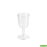 Glass, Calice Wine, 4.4 Ounce, Plastic, Clear, 4.4 Ounce,1 - 100 COUNT