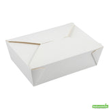 Containers, Take-Out, 71 Ounce, Paper, White, Rectangular, 8.5 x 6.25 x 2.5 Inch,1 - 200 COUNT