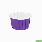 Cups, Baking, 1 Ounce, Paper, Purple, Pleated, Small 2 x 2 x 1.25 Inch, Round,200 - 1 COUNT