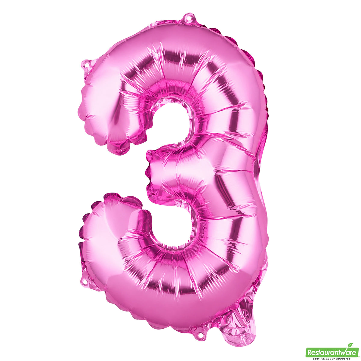Balloon, Mylar, Balloonify 16 Inch, Number 3, Pink,1 - 1 EACH
