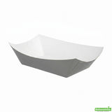 Containers, Food, 5.5 x 3.5 x 2 Inch, Paper, Gray, Boat,1 - 200 COUNT