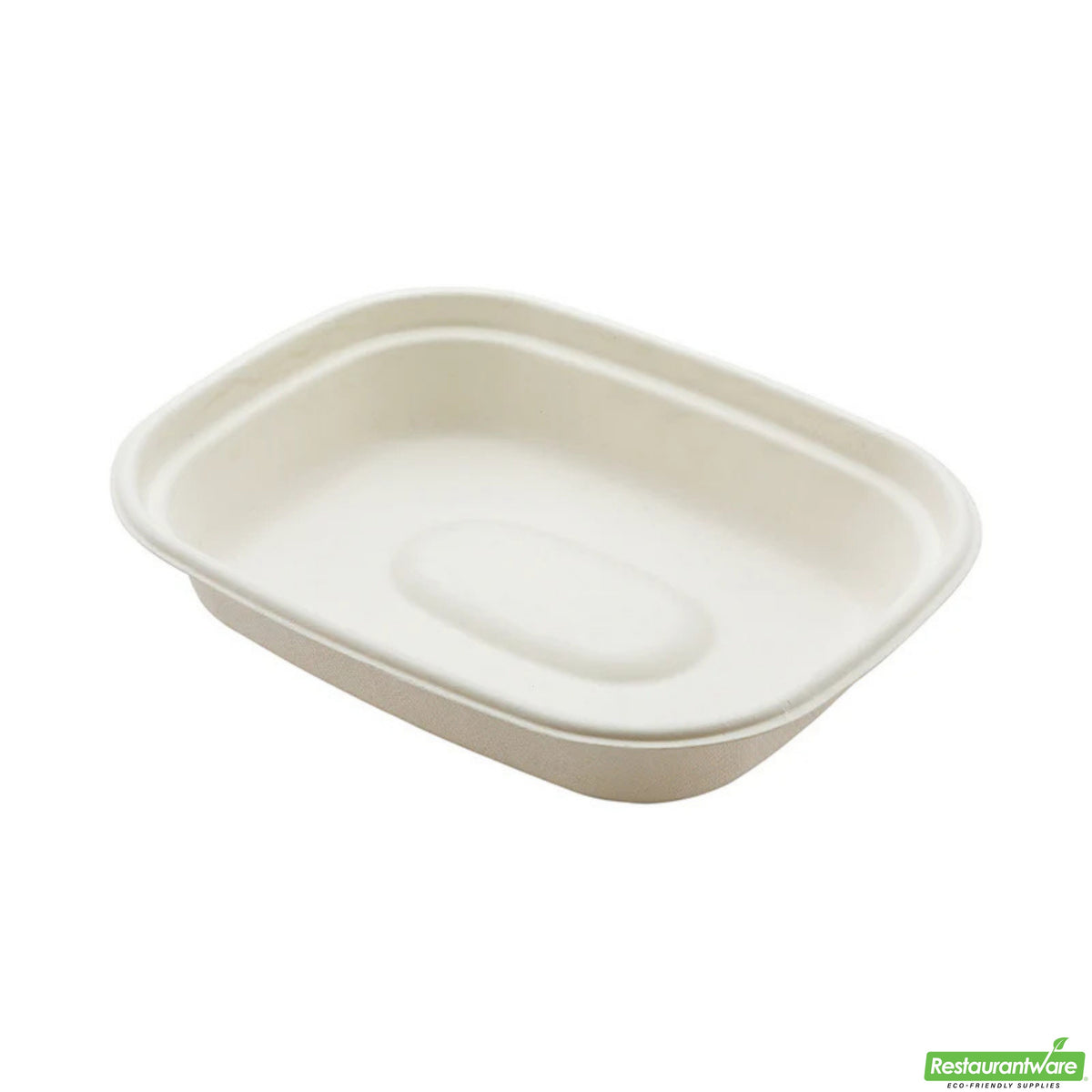 Containers, Pulp Tek 48 Ounce 9 x 7 x 1.75 Inch, Sugarcane, White, Rectangular,1 - 100 COUNT