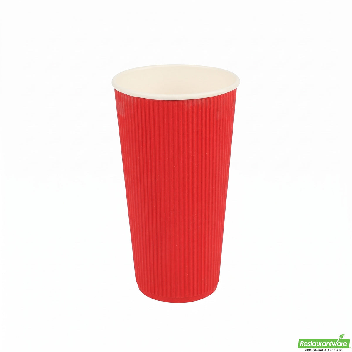Cups, Hot, 20 Ounce, Paper, Red, Ripple Wall,1 - 250 COUNT