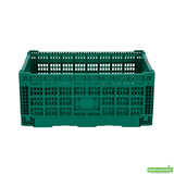 Crate, Milk, Cater Tek 43 Liter, Collapsible, Green, Rectangular, Stackable,1 - 1 EACH