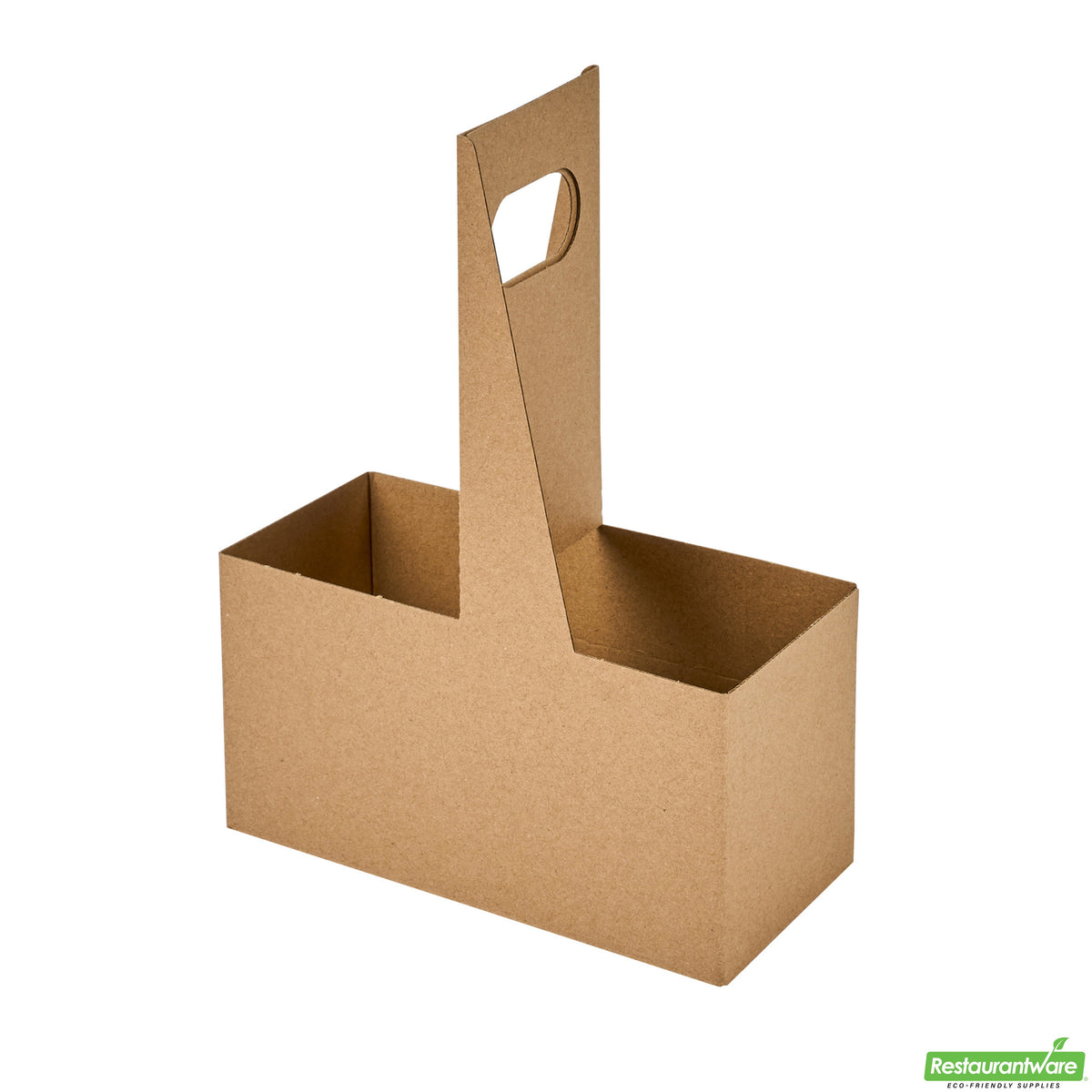 Carriers, Cup, 2-Cup, Paper, Kraft, Altalena Duo, with Handle,1 - 100 COUNT
