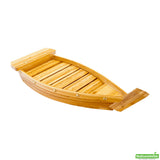 Dish, Serving, 17.3 Inch, Boat Shaped, Bamboo, 17.3 Linear Inch,1 - 1 EACH