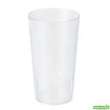 Tumbler, Pebbled, Clear 12 Ounce, Plastic,1 - 12 COUNT