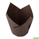 Cups, Baking, Panificio 3.5 Ounce, Paper Tulip, Brown,500 - 1 COUNT