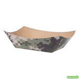 Boats, Bio Tek 3.25 x 2 x 1.50 Inch, Paper, Camouflage, 6 Ounce, #40,8 - 50 COUNT