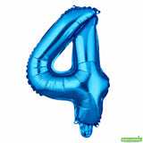 Balloon, Mylar, Balloonify 16 Inch, Number 4, Blue,1 - 1 EACH