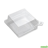 Containers, Sandwich, Tamper Tek, Plastic, Clear, 5.75 x 5.5 x 2.5 Inch, with Lid, Tamper-Evident,100 - 1 COUNT