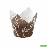 Cups, Baking, 1.2 Ounce, Paper, Chocolate Wisp, Petal, 1.2 Ounce,1 - 200 COUNT