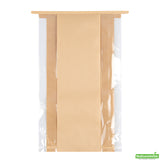 Bags, Tin Tie, 9.75 x 4 x 14.75 Inch, Paper, Kraft,1 - 100 COUNT