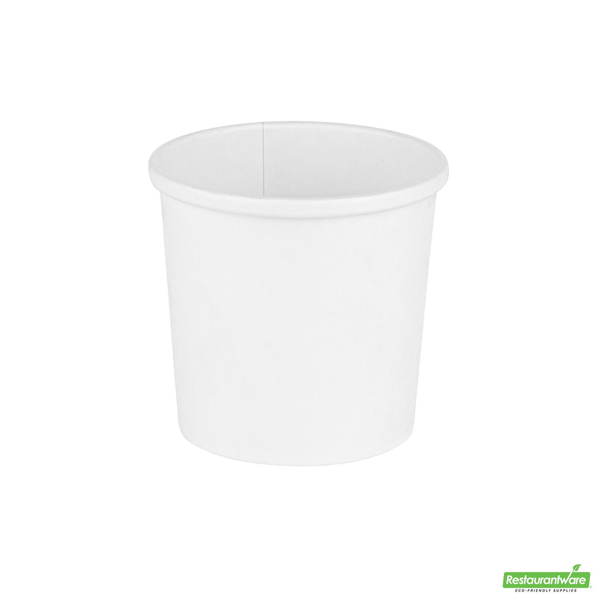 Containers, Soup, 12 Ounce, Paper, White, Round, 3.5 x 3.5 x 3.5 Inch,1 - 200 COUNT
