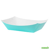 Boats, Bio Tek 4 Ounce, Paper, Turquoise, 3 x 2 x 1 Inch, #25,8 - 50 COUNT