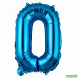 Balloon, Mylar, Balloonify 16 Inch, Number 0, Blue,1 - 1 EACH