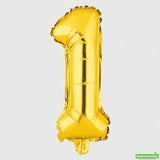 Balloon, Mylar, Balloonify 16 Inch, Number 1, Gold,1 - 1 EACH