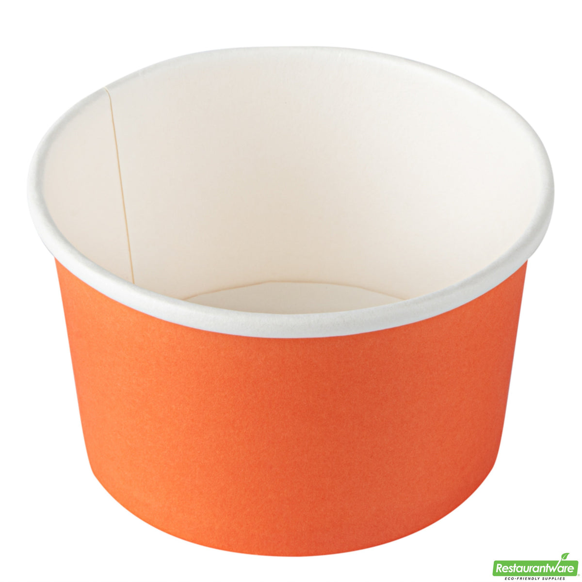 Cups, To Go, Coppetta 5 Ounce 3.25 x 3.25 x 2 Inch, Paper, Tangerine Orange, Round,1 - 200 COUNT