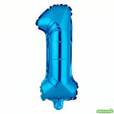 Balloon, Mylar, Balloonify 16 Inch, Number 1, Blue,1 - 1 EACH