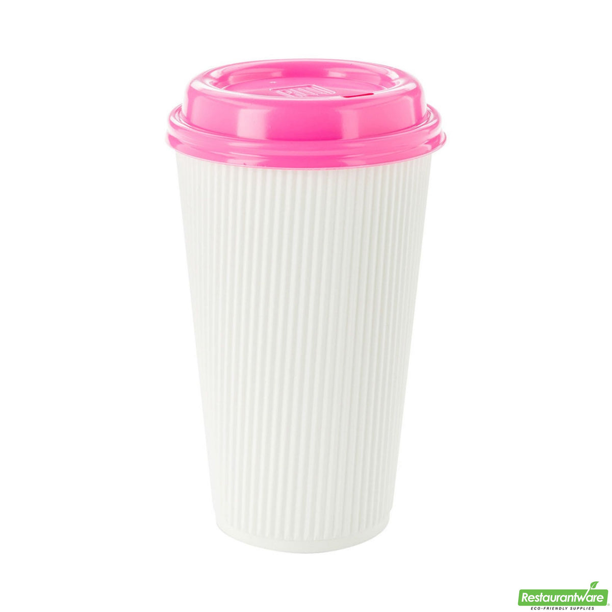 Cups, Hot, 16 Ounce, Paper, White, Ripple Wall, 16 Ounce,1 - 500 COUNT