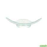 Plates, Shooting Star Appetizer, 3 Inch, Plastic, Sea Green Shooting Star Design, Triangle, Heavyweight, 3 Linear Inch,1 - 100 COUNT