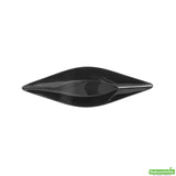 Dishes, Appetizer, 1 Ounce, Plastic, Black, Canoe-Shaped, Heavyweight, 1 Ounce,1 - 100 COUNT