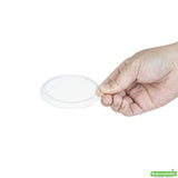 Lids, Flat, Clear, for Bodega Cups, 3 Linear Inch,1 - 100 COUNT