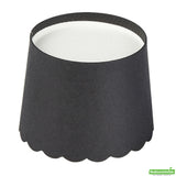 Cups, Baking, 3 Ounce, Paper, Black, Scallop, Mini 2.50 x 2.50 x 1.75 Inch, Round,200 - 1 COUNT