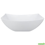 Bowls, Serving, Moderna 128 Ounce, Plastic, White, 12 x 12 x 4 Inch, Square,4 - 10 COUNT