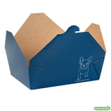 Containers, Take-Out, Bio Tek 71 Ounce, Paper, Frenchie, 8.50 x 6.25 x 2.50 Inch, #3, Rectangular,4 - 50 COUNT