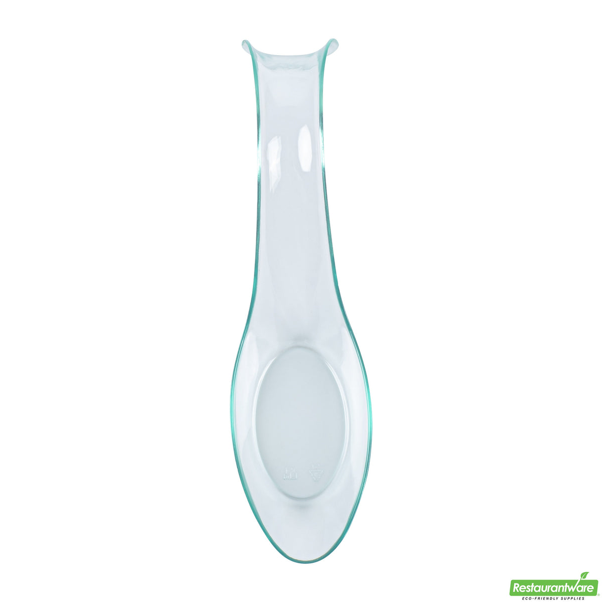 Spoons, Appetizer, 5 Inch, Plastic, Sea Green, Heavyweight, 5 Linear Inch,1 - 100 COUNT