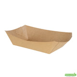 Trays, Food, 6.6 Inch, Paper, Kraft, 6.6 Linear Inch,1 - 200 COUNT