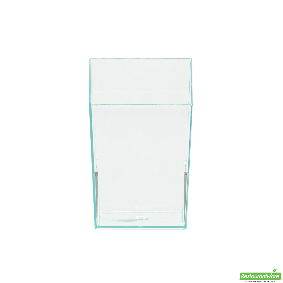 Cups, Dessert, 3 Ounce, Plastic, Sea Green, Square Incline, Heavyweight, 3 Ounce,1 - 100 COUNT
