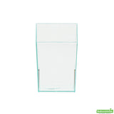 Cups, Dessert, 3 Ounce, Plastic, Sea Green, Square Incline, Heavyweight, 3 Ounce,1 - 100 COUNT
