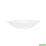 Plates, Appetizer, 3.5 Inch, Plastic, White Comma Design, Curved, Heavyweight, 3.5 Linear Inch,1 - 100 COUNT