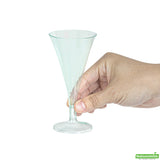 Glasses, Aperitif, 3 Ounce, Plastic, Sea Green, Heavyweight, 3 Ounce,1 - 100 COUNT