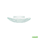 Plates, Appetizer, 3.25 Inch, Plastic, Sea Green Amuse Bouche Design, Shell, Heavyweight, 3.25 Linear Inch,1 - 100 COUNT