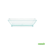 Plates, Appetizer, 2.5 Inch, Plastic, Sea Green Modern Design, Square, Heavyweight, 2.5 Linear Inch,1 - 100 COUNT